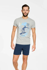 Henderson short-sleeved shirt men's pajamas  Adomoo
